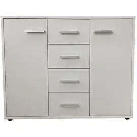 Hti-Living Sideboard Nina mit 4 Schubladen Weiß