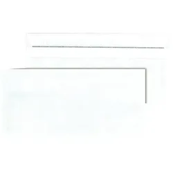 Briefumschlag DL ohne Fenster, SK,ws Blickdicht, Sicherheitsschlitz und