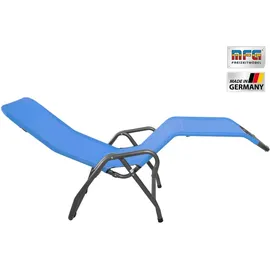 MFG Bäderliege Pool 3 Anthrazit/Blau