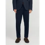 JACK & JONES Anzughose »JPRJAXON Businesshose mit mittlerer Bundhöhe« unifarben, modisch, slim fit, Materialmix