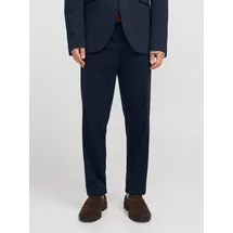 JACK & JONES Anzughose »JPRJAXON Businesshose mit mittlerer Bundhöhe« unifarben, modisch, slim fit, Materialmix