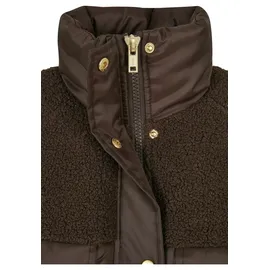 URBAN CLASSICS Sherpa Mix Puffer Big Jacke Brown M