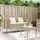 vidaXL Gartenbank 61 x 57 x 87 cm Beige