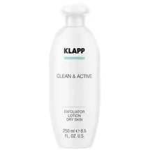 Klapp Cosmetics Clean & Active Exfoliator Lotion Dry Skin 250 ml