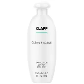 Klapp Cosmetics Clean & Active Exfoliator Lotion Dry Skin 250 ml