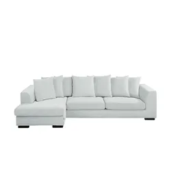 SOHO Ecksofa grau - Webstoff Paulina ¦ grau ¦ Maße (cm): B: 311 H: 80 T: 156