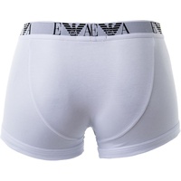 Emporio Armani Herren Shorts, Vorteilspack - Unterwäsche, Stretch Cotton Trunks Weiß M