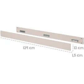 roba Umbauseiten Elis ¦ beige ¦ Maße (cm): B: 1,5 H: 13 T: 139.0