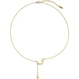 FIRETTI Y-Kette Edelstahl Gold