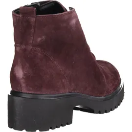 WALDLÄUFER H-Luise Bootie 716807-195-020, Order - Velourleder, Bordo (dunkelrot), Schnür. u. Reißverschluss, Weite H 37 - 37