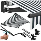 Kesser Gelenkarmmarkise 250 x 200 cm weiß anthrazit