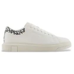 Armani Exchange für Herren. XUX123XV761N480 Turnschuhe mit personalisierten Details weiß (45), Wohnung, Schnürsenkel, Lässig