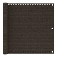 vidaXL Balkonverkleidung 90 x 600 cm Braun Polyethylen