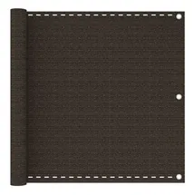 vidaXL Balkonverkleidung 90 x 600 cm Braun Polyethylen