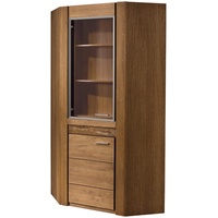 Eckvitrine VELVET 16 Eckschrank 91x200x91 cm Barschrank mit dreh Regalen Vitrine