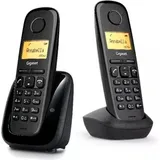 Gigaset A180 Duo Mm Schnurloses Festnetztelefon One Size / EU Plug 220V One Size - Schwarz