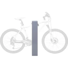 MCW Fahrradbügel MCW-J80, Fahrradständer Anlehnbügel, verzinkter Stahl Outdoor-pulverbeschichtet 87x10x13cm grau