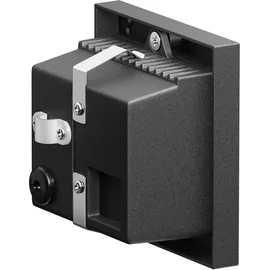 ledscom.de LED Wandeinbauleuchte NOLA Aluminium 90 x 90 mm inkl. warmweiß schwarz