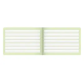 Brunnen Schreibheft A5quer Lineatur 1q grün