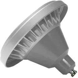 GTV LED Leuchtmittel warmweiss 12W GU10 850lm Lampe Birne Glühbirne mit silber Aluminium-Kühlkörper 9668