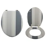 MSV WC Sitz Cardiff Grau