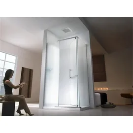 Glaszentrum Hagen 120x90x195cm Hephaistos Frost Duschkabine - Tasse/Siphon