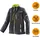 Terrax Workwear Herren Arbeitsjacke Softshelljacke - Zweifarbige Berufsjacke mit vielen Taschen in Schwarz-Limette Größe 3XL - 3XL