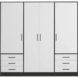 Forte Jupiter 207 x 200 x 60 cm schwarz/weiß