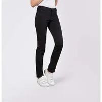 MAC Dream Jeans Straight Fit in schwarzem Black Black-D40