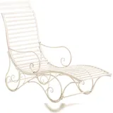 deluke SENTA Sonnenliege 140 x 58 x 101 cm Antik-Creme