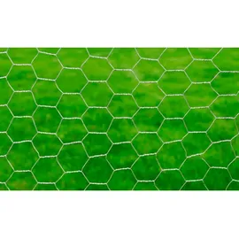 vidaXL Maschendraht Verzinkter Stahl 25x0,5 m Silbern