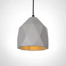 Paco Home 1-flg. E27 60 cm Beton-grau