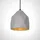Paco Home 1-flg. E27 60 cm Beton-grau