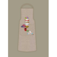 Le bonheur des dames Kreuzstich Stickpackung, Weiss