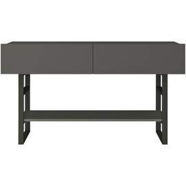 [en.casa] Konsolentisch Lappeenranta 139x43x76cm Anthrazit/Schwarz