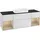Villeroy & Boch Finion Waschtischunterschrank G332PCMT 160cm, Abdeckplatte black matt, Emotion, Regale Oak Veneer, White matt lacquer