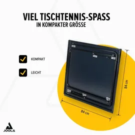 Joola Midsize (inkl. Netzgarnitur) mit gratis Joola Schläger-Set,dunkelgrau,