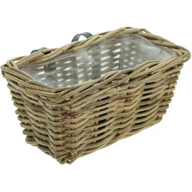 Frank Flechtwaren Rattan 30 x 18 x 16 cm Grau