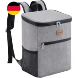 Lifewit 24L Kühl Rucksack Kühlrucksack Kühltasche Picknicktasche Groß Isoliert C
