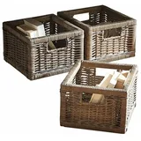 Mirabeau Dekokorb Korb 3er Set Morvan braun (3er Set, 3er Set) braun