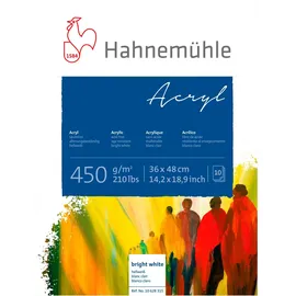 Hahnemühle Acrylmalblock 10 Blatt 450 g/m2 Weiß