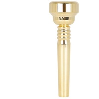 VSOLS 17C Trompetenmundstück Professionelles Trompetenmundstück aus Messing mit sattem Ton (Color : Gold, Größe : 3.43 * 1.06 * 1.06 Inches)