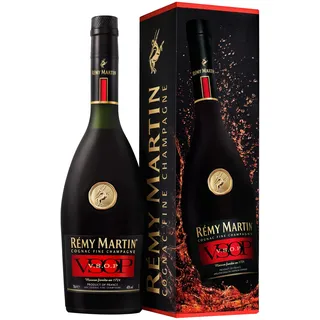 Rémy Martin Remy Martin V.S.O.P Cognac Fine Champagne Frosted Glas Design 40%, Volume 0.7 l in Geschenkbox