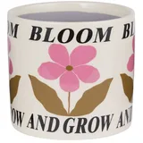 BUTLERS Blumenübertopf BLOOM & GROW in Beige | Gr.: onesize