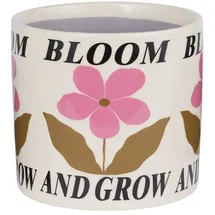 BUTLERS Blumenübertopf BLOOM & GROW in Beige | Gr.: onesize