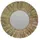 Spetebo Wandspiegel rund 41 x 41 cm Beige