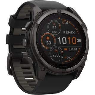 51 mm Graphit/Titan Carbongrau Silikon-Armband 26 mm