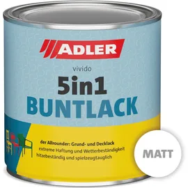 Adler Buntlack RAL9005 Tiefschwarz 0,375 l