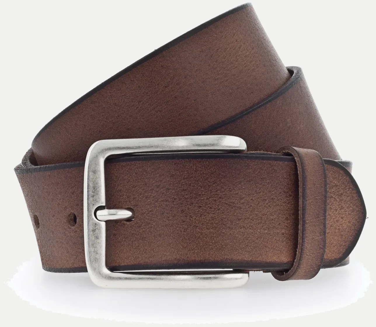 Gürtel aus Leder Braun 85