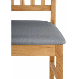 Home Affaire Esszimmerstuhl »Ruanda Küchenstuhl TOPSELLER« (Set) 2 Stk.im 2er, 4er oder 6er-Set, Holzstuhl grau